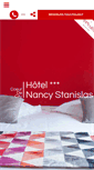 Mobile Screenshot of hotel-nancy-stanislas.com
